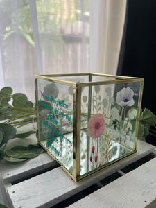 FLORAL TEA LIGHT HOLDER FOR NANNY