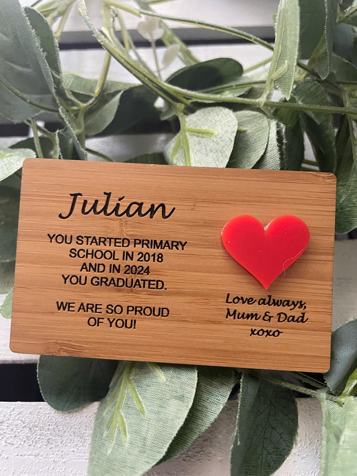 GRADUATION POCKET MEMORY GIFT