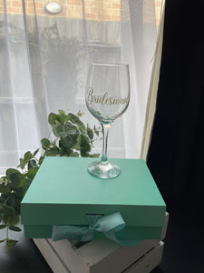 BRIDESMAID GLASS AND MINT BOX