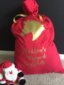 PILLOW CASE SANTA SACK