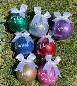 GLITTER BAUBLES