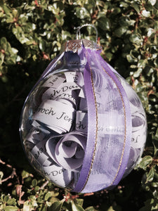 PERSONALISED CHRISTMAS BAUBLE