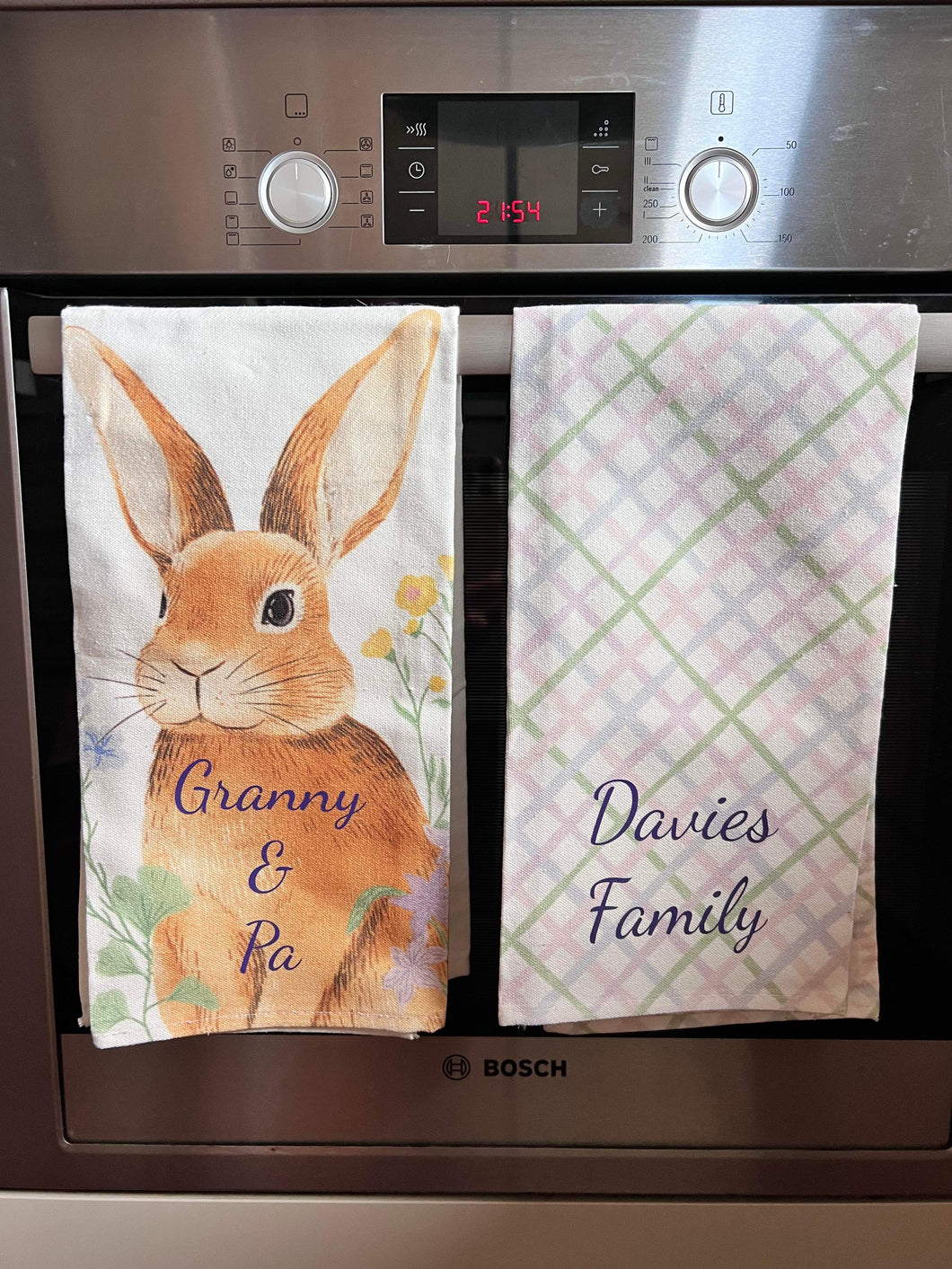 PERSONALISED TEA TOWELS