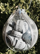 Load image into Gallery viewer, PERSONALISED CHRISTMAS BAUBLE