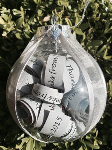 PERSONALISED CHRISTMAS BAUBLE