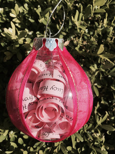 PERSONALISED CHRISTMAS BAUBLE