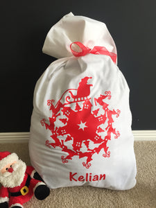 PILLOW CASE SANTA SACK