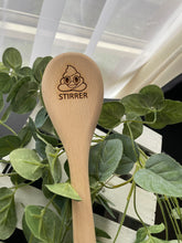 Load image into Gallery viewer, “S..T” STIRRER WOODEN SPOON