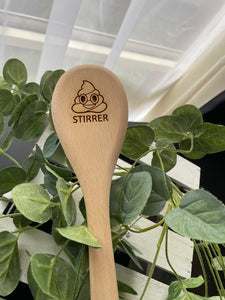 “S..T” STIRRER WOODEN SPOON