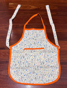 Floral Bunny Print Aprons