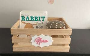 WOODEN CRATE PERSONALISED