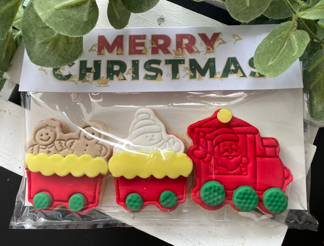 TRAIN COOKIE FOR CHRISTMAS