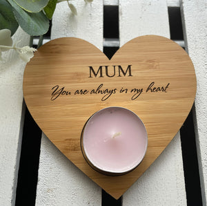 TEALIGHT PERSONALISED HOLDER