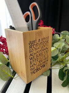 PERSONALISED PEN HOLDER