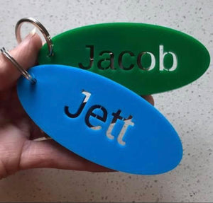 YOUR NAME IN A KEYRING