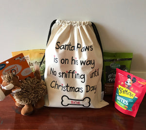 CHRISTMAS DOG TREAT BAG ONLY