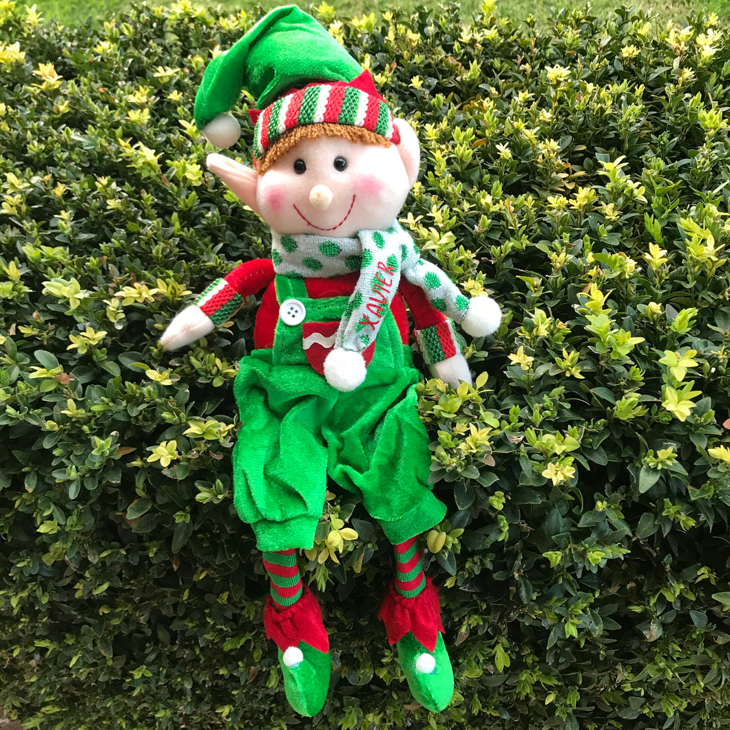 PLUSH MALE ELF -PERSONALISED