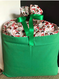 DELUXE LARGE -SNOWMAN SACK