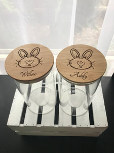 BUNNY FACE JARS