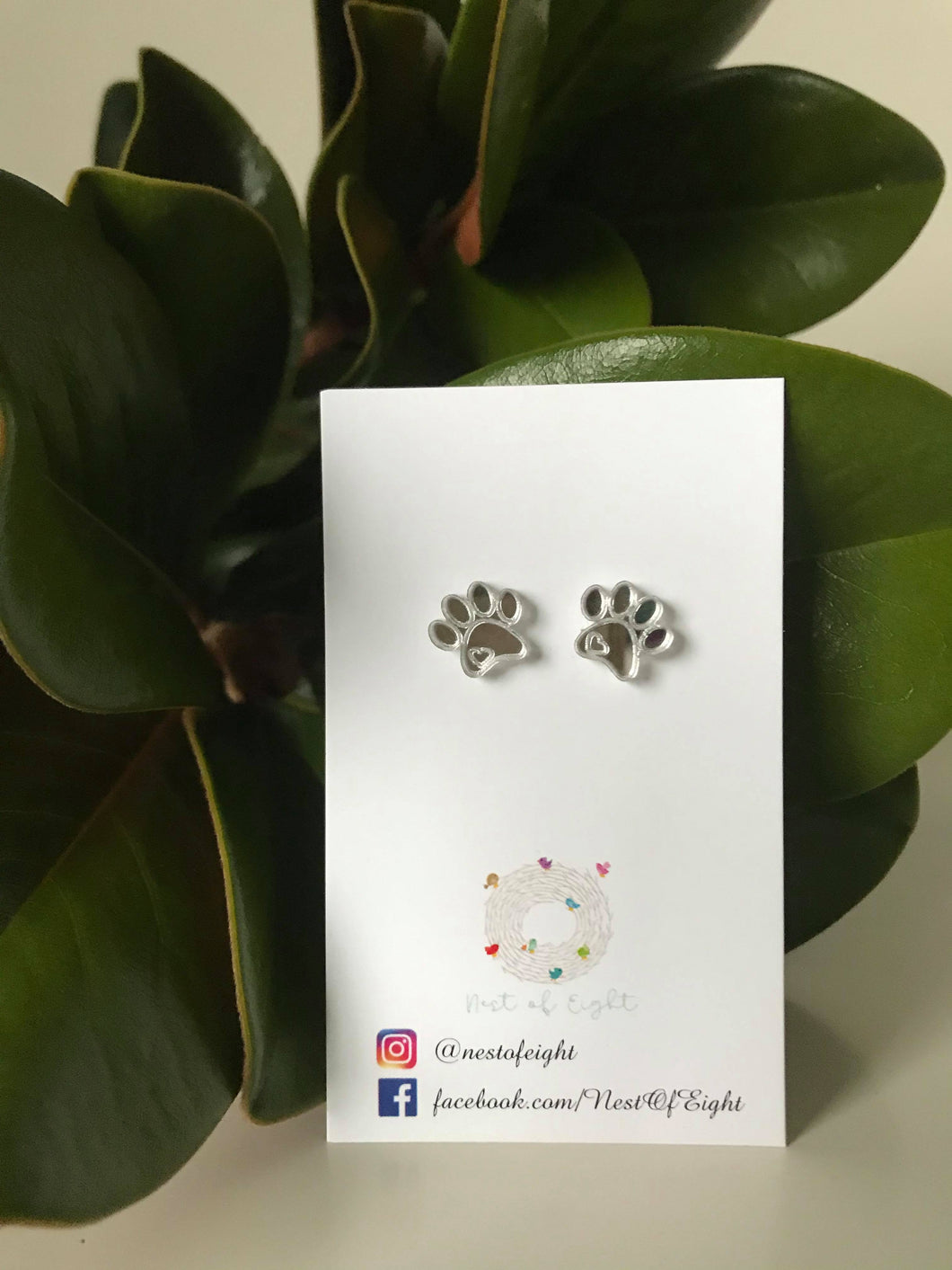 PAW PRINT EARRINGS