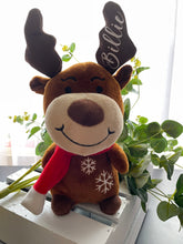 Load image into Gallery viewer, SNOWMAN, REINDEER AND SANTA PERSONALISED SOFT TOY