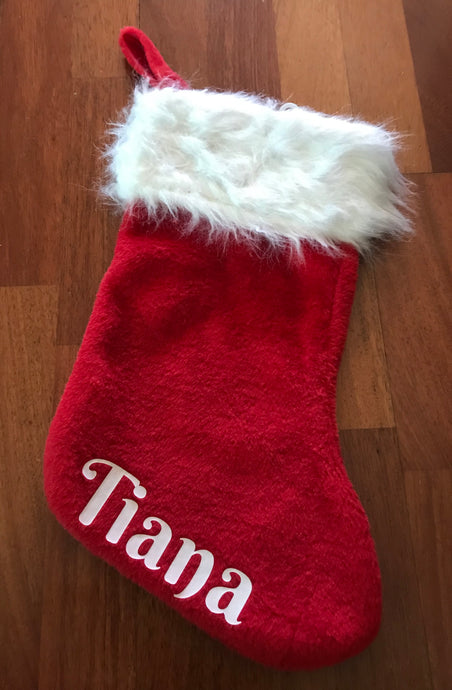 TRADITIONAL SANTA STOCKING PERSONALISED