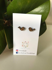 BAMBOO BIRD EARRINGS