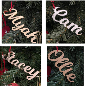 CHRISTMAS  TREE NAMES