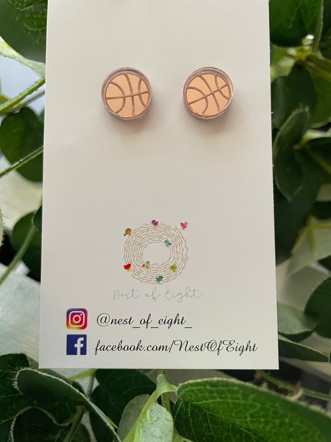 BASKETBALL EARRINGS