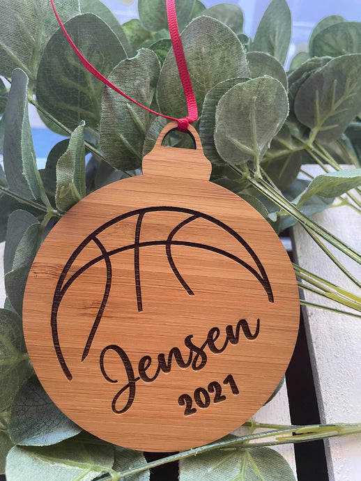 BASKETBALL CHRISTMAS DECORATION