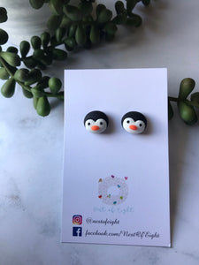 PENGUIN FACE EARRINGS