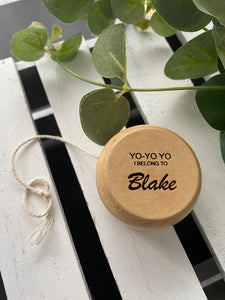 PERSONALISED YO-YOS